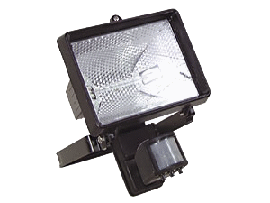 Halogenstrahler
                    mit Bewegungsmelder